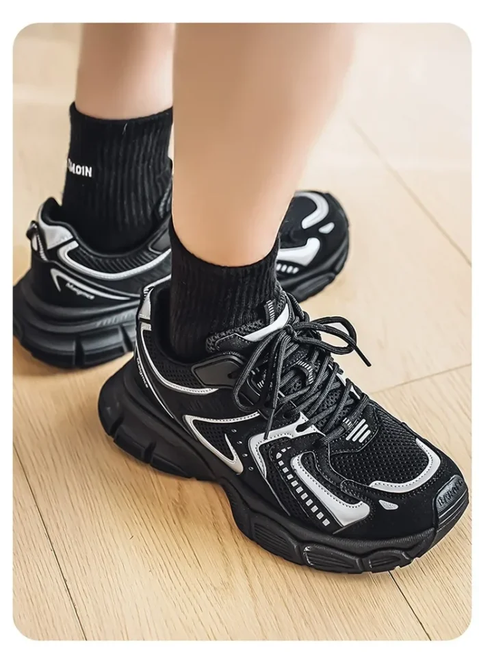 Comfortable Men's Casual Running Shoes Summer New Style Dad Shoes Breathable Hollow out Design Sporty Trendy All Season Shoes - Image 25