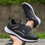 Fashionable White Sports Shoes 2025 Men's Lace Up Casual Shoes Spring and Summer Street Fashion Comfortable Daily Walking Shoes – Bild 7