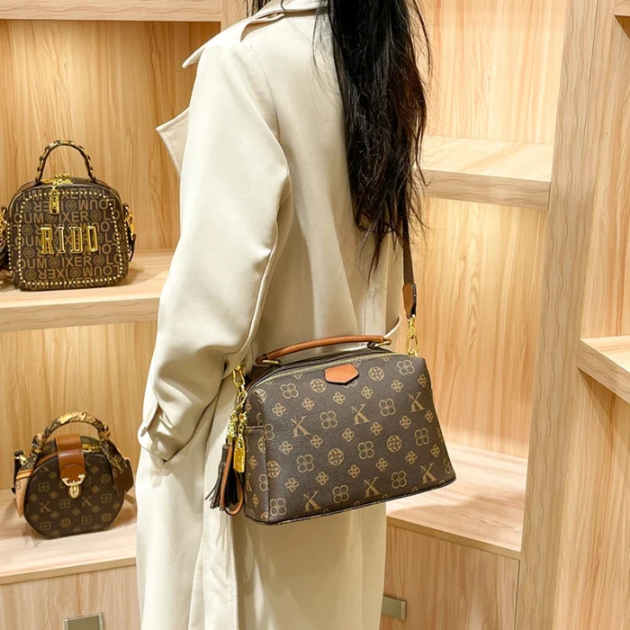 Women's handbag 2025 new autumn and winter designer shoulder crossbody bag, fashionable and high-end pillow bag - Image 3