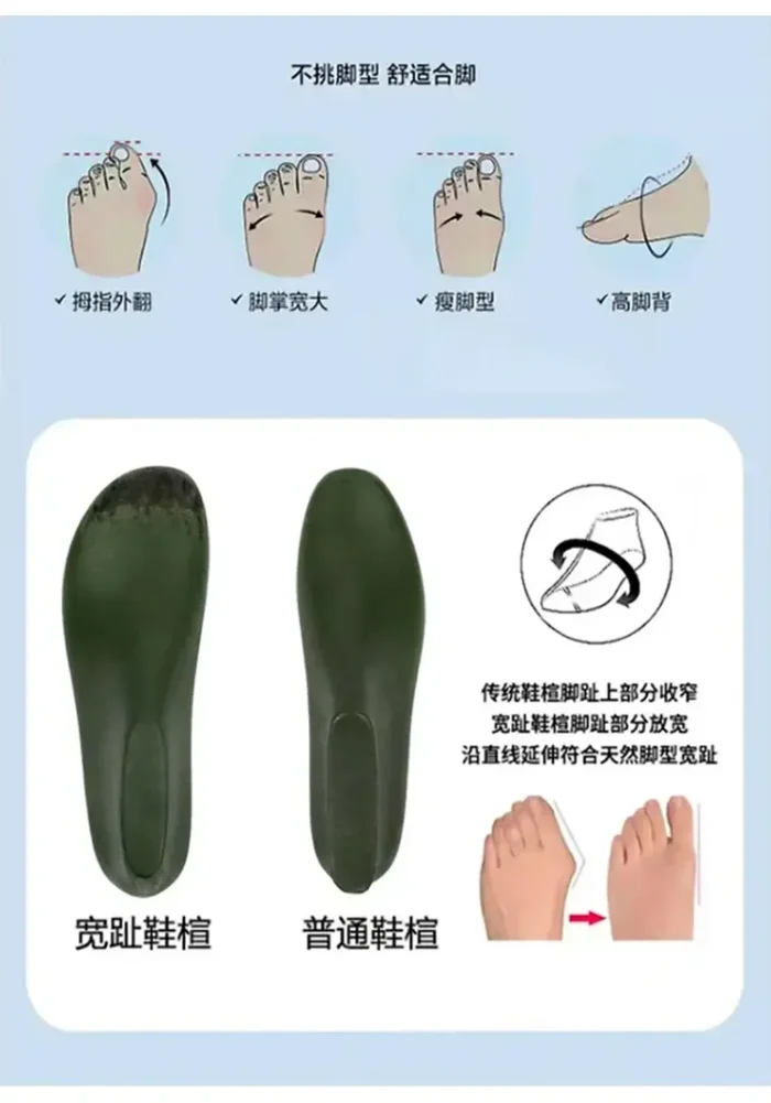 Outdoor Anti Slip Walking Men Shoes Summer Casual Sports Shoes Fashionable and Breathable Tennis Shoes Wide Foot Socks  Sneakers – Bild 17