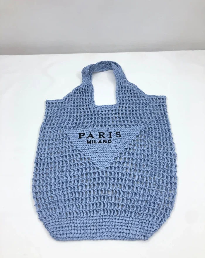 Luxury Design Women Plaited Raffia Straw Bag Large Capacity Casual Tote Handbag Hollow Summer Beach Vacation Shoulder Bag – Bild 9