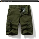 2025 Summer Men Shorts Loose Multi-Pocket Overalls Shorts men Cotton Comfortable Button Outdoor Casual Sports Beach Pants Tops – Bild 9