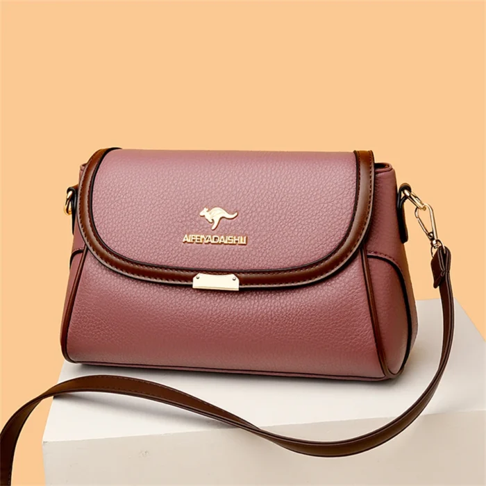 Solid Color High Quality Leather Small Shoulder Bagsfor Women 2024 New Messenger Bags with StrapDesigner Crossbody Bag Sac AMain – Bild 17