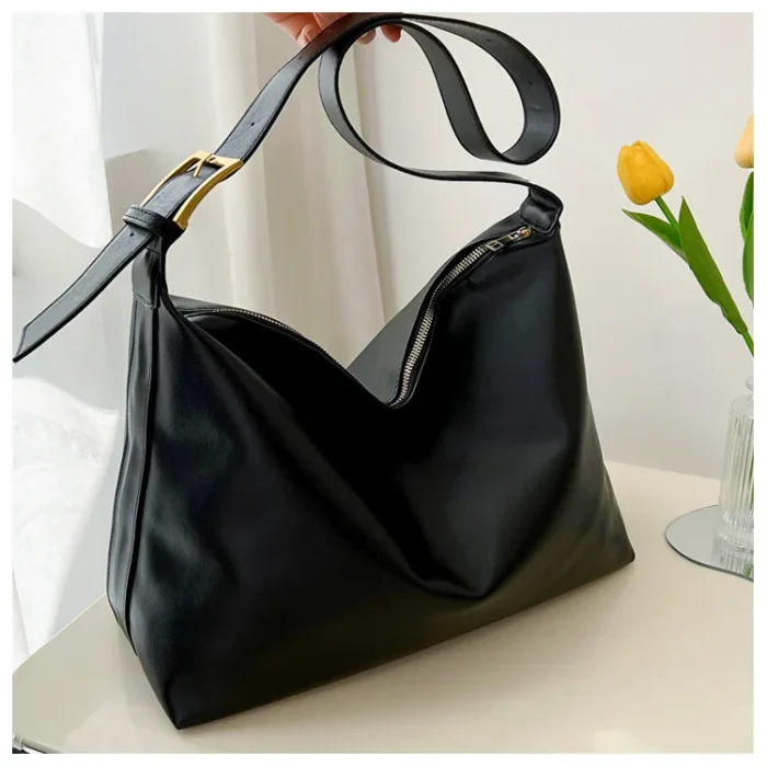 Vintage Pillow Design PU Leather Boston Handbag For Women Casual Large Capacity Shoulder Crossbody Bags Fashion Shopper Totes – Bild 26