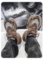Comfortable Men's Casual Running Shoes Summer New Style Dad Shoes Breathable Hollow out Design Sporty Trendy All Season Shoes - Image 28