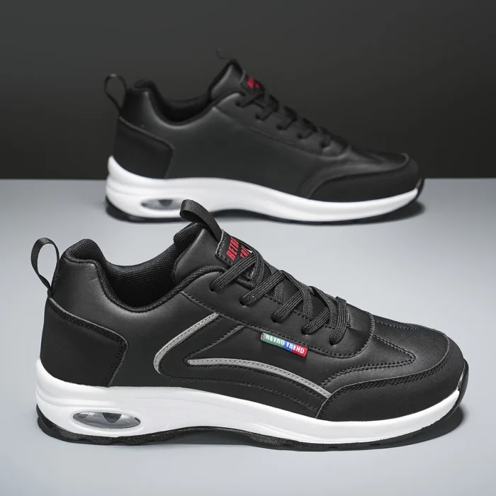Walking Shoes Men Leather Trendy Outdoor Casual Surface Sneakers Lace-up 2025 New Luxury Design Tennis Shoes for Man – Bild 20
