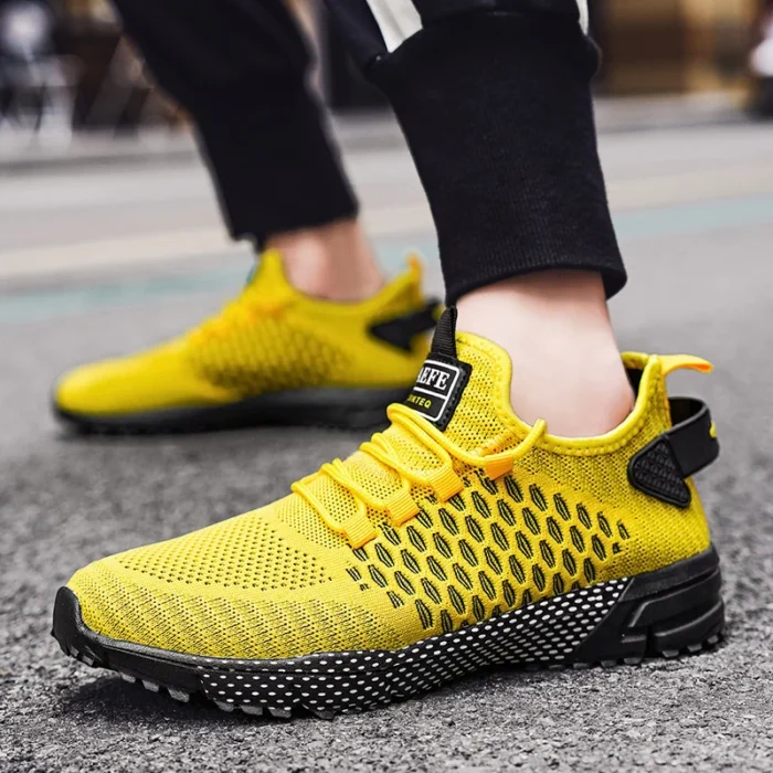 YRZL Men's Running Shoes 2024 Mens Sneakers Shoes Mesh Breathable Outdoor Tennis Walking Gym Shoes for Men Plus Size 40-47 – Bild 2
