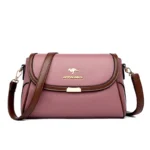 Solid Color High Quality Leather Small Shoulder Bagsfor Women 2024 New Messenger Bags with StrapDesigner Crossbody Bag Sac AMain – Bild 9