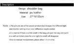 Vintage Pillow Design PU Leather Boston Handbag for Women Casual Large Capacity Shoulder Crossbody Bags Fashion Shopper Totes – Bild 13