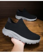 Outdoor Anti Slip Walking Men Shoes Summer Casual Sports Shoes Fashionable and Breathable Tennis Shoes Wide Foot Socks  Sneakers – Bild 36