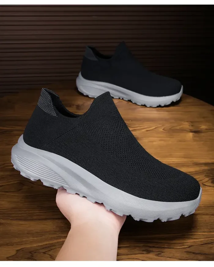 Outdoor Anti Slip Walking Men Shoes Summer Casual Sports Shoes Fashionable and Breathable Tennis Shoes Wide Foot Socks  Sneakers – Bild 36