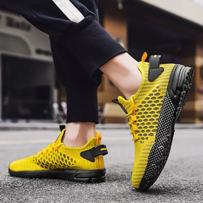 YRZL Men's Running Shoes 2024 Mens Sneakers Shoes Mesh Breathable Outdoor Tennis Walking Gym Shoes for Men Plus Size 40-47 – Bild 6