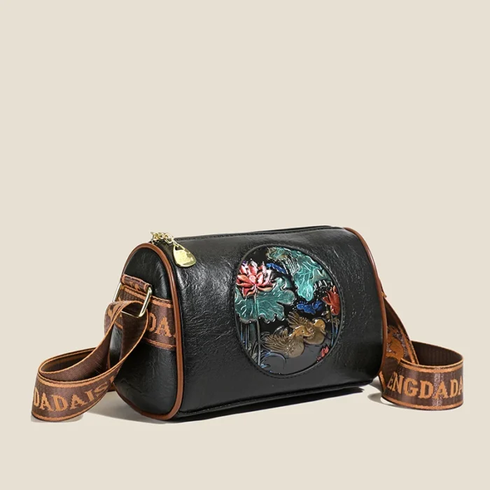 Fashion Women's Crossbody Bags Luxury Handbag Vintage Embossed Boston Bag Designer Pillow Purse Bucket Trend Female Shoulder Bag – Bild 16