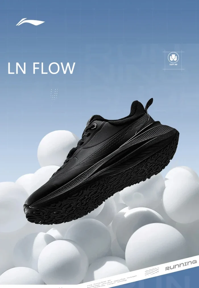 Li-Ning Men LN FLOW Running Jogger Shoes TUFF RB Cushion Comfortable Breathable LiNing Leisure Sports Sneakers AGLU089 – Bild 9
