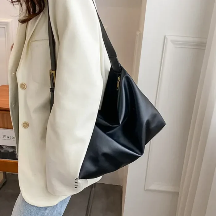 Vintage Pillow Design PU Leather Boston Handbag for Women Casual Large Capacity Shoulder Crossbody Bags Fashion Shopper Totes – Bild 43