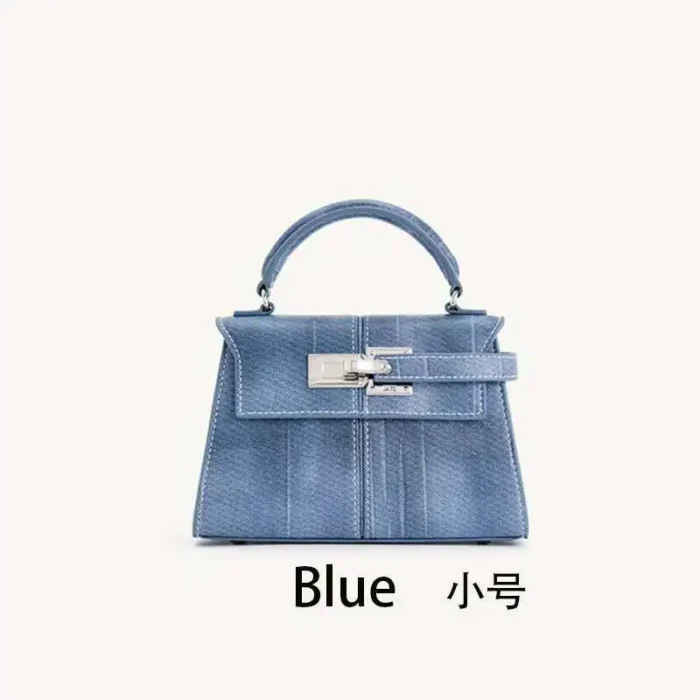 2025 Trapezoidal Leather Women's Bag Versatile Fashion Niche Handbag Top-handle Bags на сумки плечо кожаная sac de luxe femme – Bild 9