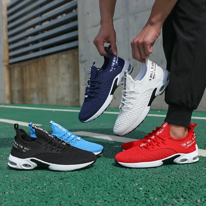 Breathable Mesh Sports Shoes 2025 Spring and Summer Lightweight Shock-absorbing Running Shoes Men's Casual Trendy Shoes  sale – Bild 20