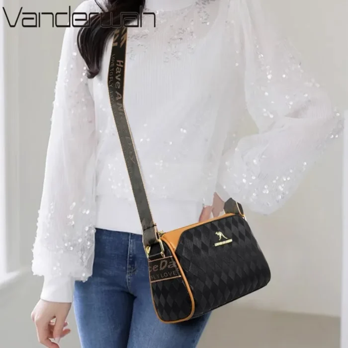 Luxury Women's Handbag Designer Women's High Quality Soft Square Bag Fashion Trend  Crossbody Bags for Women 2024 Shoulder Bag – Bild 3