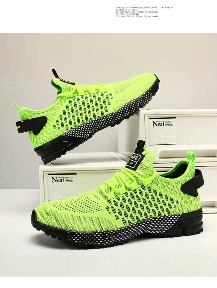 YRZL Men's Running Shoes 2024 Mens Sneakers Shoes Mesh Breathable Outdoor Tennis Walking Gym Shoes for Men Plus Size 40-47 – Bild 11