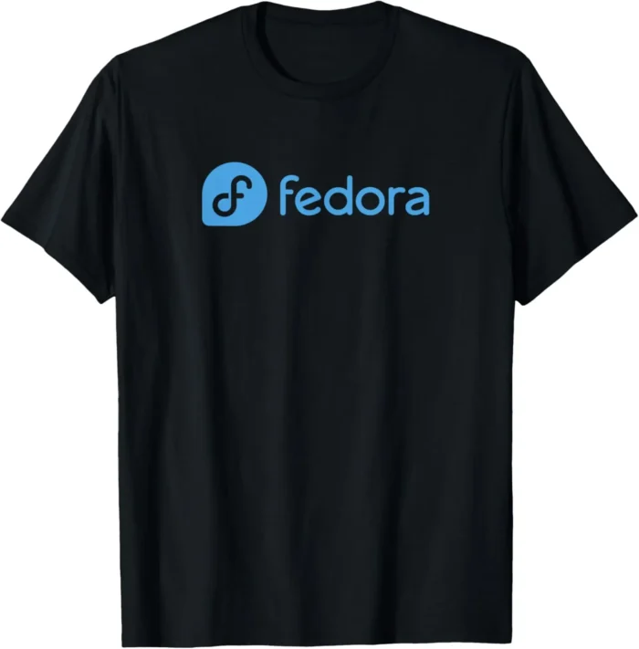 Linux Fedora T-Shirt White Tagline & Logo Open Source Os Tee T-Shirt Unisex Summer Streetwear Tops Mens Clothing Ropa Hombre - Image 2