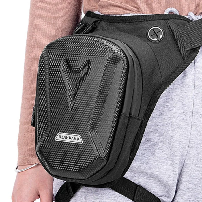 Motorbike Waterproof Waist Leg Bag Motorcycle EVA Hard Shell Cell/Mobile Phone Purse Packs Motorcycle Equipment – Bild 4