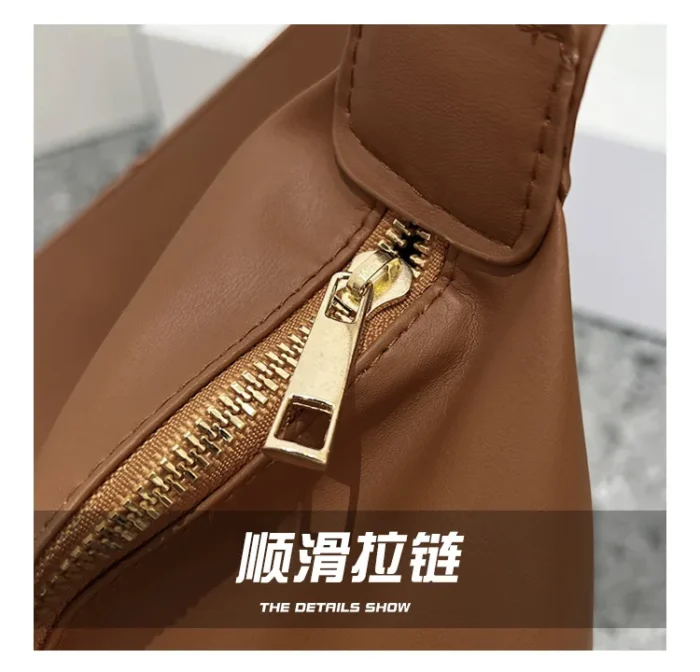 Vintage Pillow Design PU Leather Boston Handbag For Women Casual Large Capacity Shoulder Crossbody Bags Fashion Shopper Totes – Bild 13