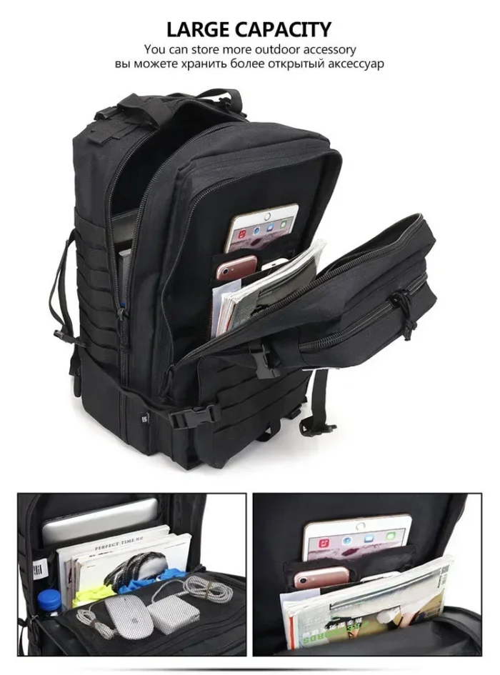 30/50L Tactical Backpacks For Man Hking Outdoor Survival  Bags 3P Assault Pack EDC Molle Pack For Trekking Hunting Bag – Bild 24