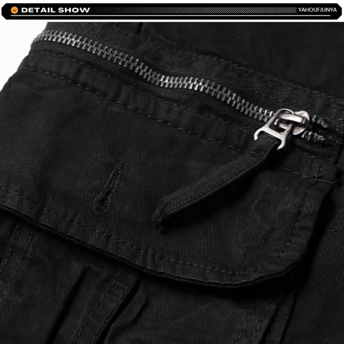 2025 Summer Men Shorts Loose Multi-Pocket Overalls Shorts men Cotton Comfortable Button Outdoor Casual Sports Beach Pants Tops – Bild 16