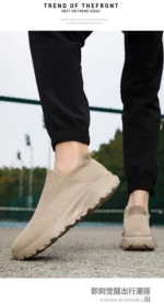 Outdoor Anti Slip Walking Men Shoes Summer Casual Sports Shoes Fashionable and Breathable Tennis Shoes Wide Foot Socks  Sneakers – Bild 29