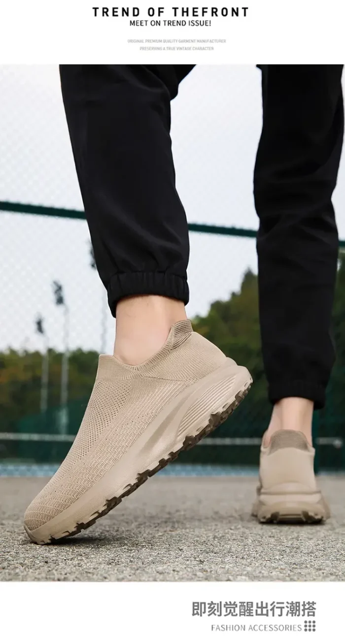 Outdoor Anti Slip Walking Men Shoes Summer Casual Sports Shoes Fashionable and Breathable Tennis Shoes Wide Foot Socks  Sneakers – Bild 29