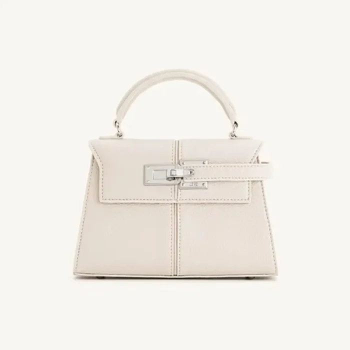2025 Trapezoidal Leather Women's Bag Versatile Fashion Niche Handbag Top-handle Bags на сумки плечо кожаная sac de luxe femme – Bild 4