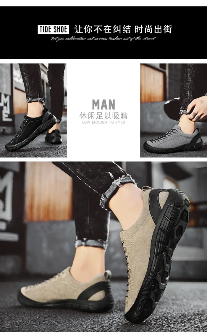 New Outdoor Casual Sports Shoes Hiking Climbing Shoes Large Size Lightweight Men's Shoes Drop Shipping Plus Size Shoes Rubber Ma - Image 10