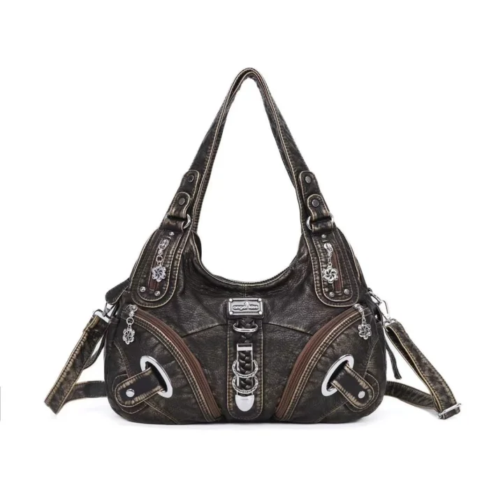 Women Handbags Leopard Bag Top-handle Handbag Fashion Satchel Dumpling Pack Shoulder Bag Tote Bag Hobos Large Purse – Bild 7