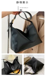 Vintage Pillow Design PU Leather Boston Handbag For Women Casual Large Capacity Shoulder Crossbody Bags Fashion Shopper Totes – Bild 24
