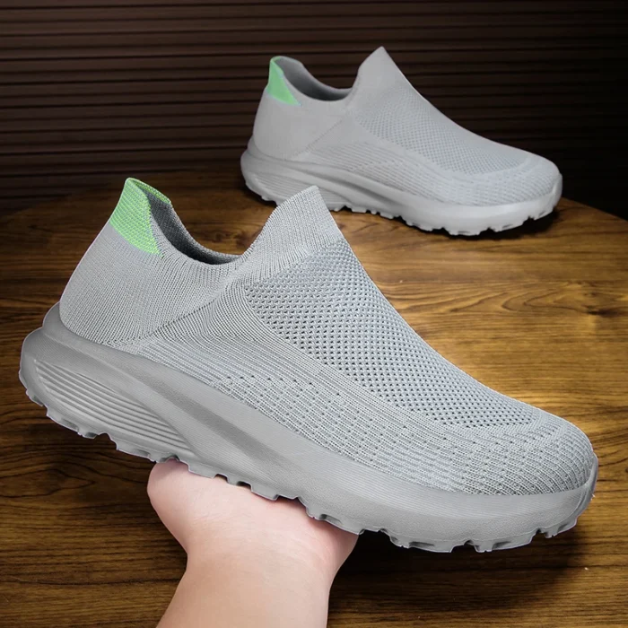 Outdoor Anti Slip Walking Men Shoes Summer Casual Sports Shoes Fashionable and Breathable Tennis Shoes Wide Foot Socks  Sneakers – Bild 10