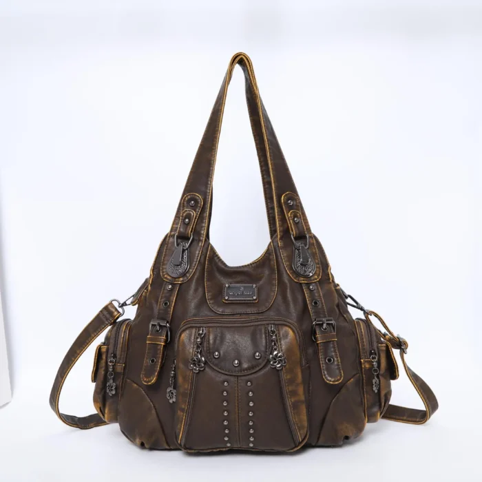 Angelkiss Bag Women Fashion Handbags Women Shoulder Bags PU Leather Handbag Female Satchel Big Shoulder Purse Bag bolsa feminina – Bild 5
