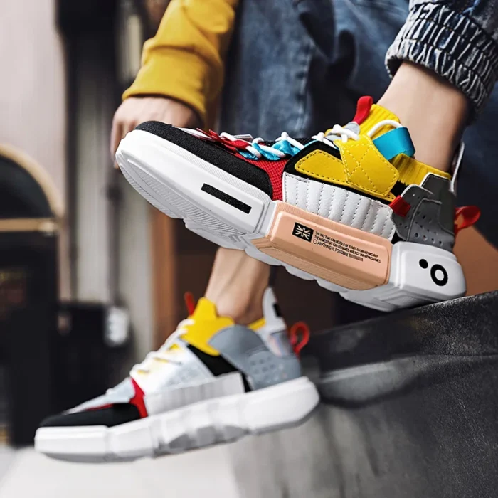 Shoes men Sneakers Male casual Mens Shoes tenis Luxury shoes Trainer Race Breathable Shoes fashion loafers running Shoes for men – Bild 5