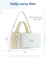 BAGSMART Commuting Women's Bag Function Crossbody Shoulder Bag Large Capacity Multi Female Student Tote Handbag – Bild 6