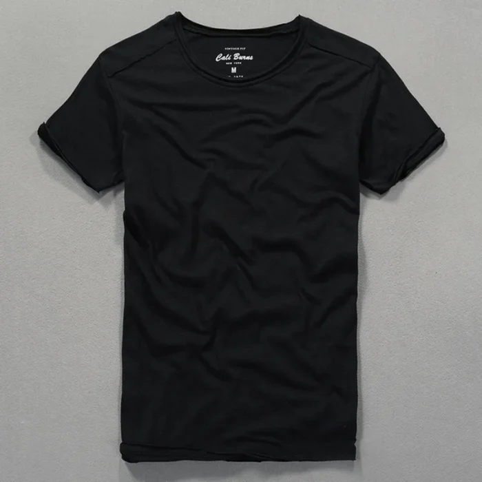 3007 Cotton T-shirt Men Excellent Quality Slub Cotton Solid Color Summer Japan Style Harajuku Male Comfortable Soft Pullover Tee – Bild 10