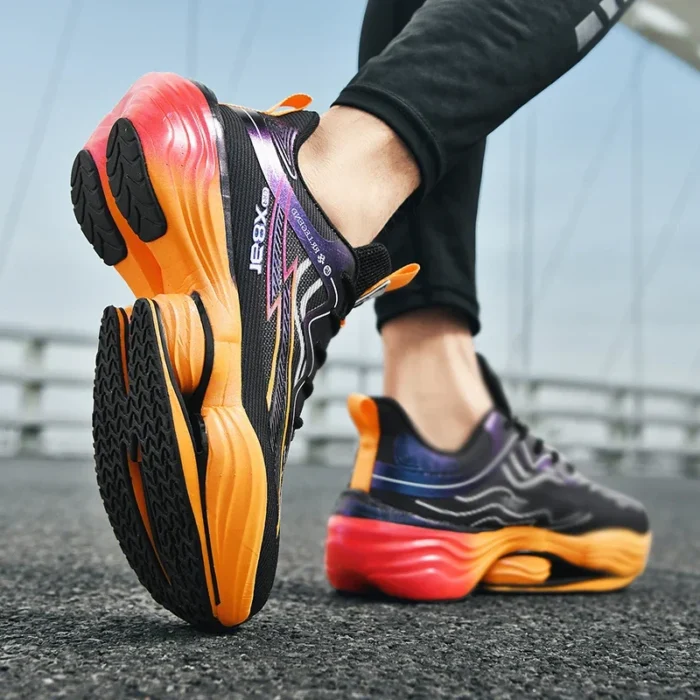 New Men's Breathable Sneakers Mesh Ultra-light Men's Carbon Sneakers Students Marathon Jogging Shoes Luxury Training Shoes 45 – Bild 2