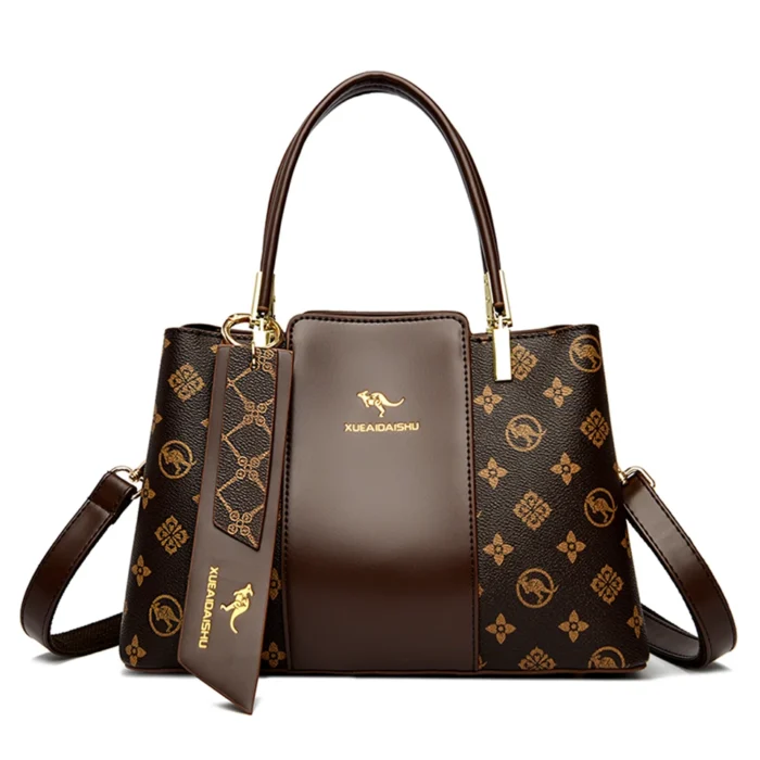 Luxury Handbag Fashion Print Large Capacity Soft Leather Women Shoulder Crossbody Bag Leisure Designer Ladies Purses and Handbag – Bild 7