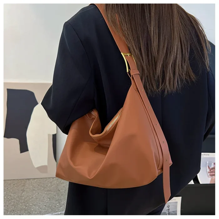 Vintage Pillow Design PU Leather Boston Handbag for Women Casual Large Capacity Shoulder Crossbody Bags Fashion Shopper Totes – Bild 24