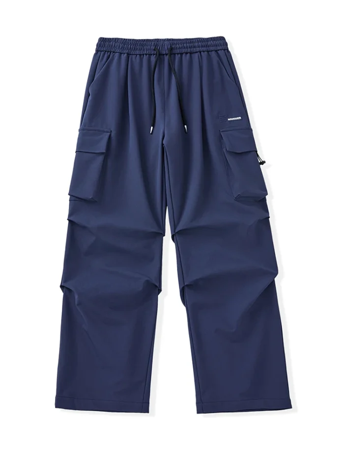 Summer Cargo Pants Men Lightweight Nylon Spandex Ice Silk Cooling Sweatpants Wide Leg Loose Fit Straight Trousers Big Size 8XL – Bild 7