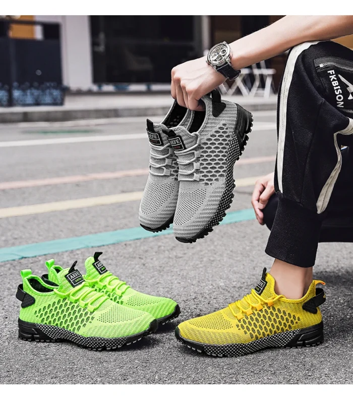 YRZL Men's Running Shoes 2024 Mens Sneakers Shoes Mesh Breathable Outdoor Tennis Walking Gym Shoes for Men Plus Size 40-47 – Bild 13