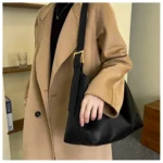 Vintage Pillow Design PU Leather Boston Handbag for Women Casual Large Capacity Shoulder Crossbody Bags Fashion Shopper Totes – Bild 39
