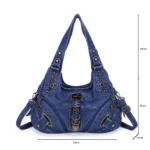 Women Handbags Leopard Bag Top-handle Handbag Fashion Satchel Dumpling Pack Shoulder Bag Tote Bag Hobos Large Purse – Bild 21
