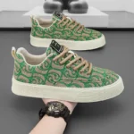 Designer Men Shoes New Prints Male Sneakers Canvas Shoes for Men Trendy Street Skateboard Shoes Spring Autumn Lace Male Footwear - Image 4