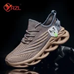 YRZL Men Sports Running Black Jogging Shoes Casual Sneakers Outdoor Breathable Mesh Women Light Shock-absorption Sneakers Men – Bild 3