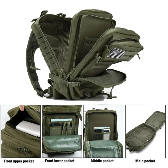 30/50L Tactical Backpacks For Man Hking Outdoor Survival  Bags 3P Assault Pack EDC Molle Pack For Trekking Hunting Bag – Bild 5