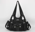 Angelkiss Bag Women Fashion Handbags Women Shoulder Bags PU Leather Handbag Female Satchel Big Shoulder Purse Bag bolsa feminina – Bild 6